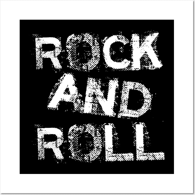 Rock and Roll logo Wall Art by lkn